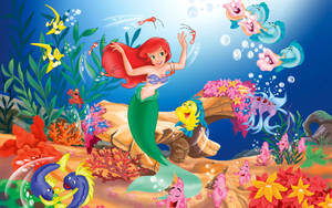 Ariel From Disney's The Little Mermaid Wallpaper