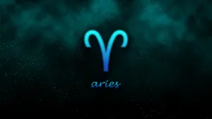 Aries Aesthetic In Smoky Abstract Wallpaper