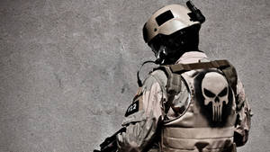 Army Skull Uniform Wallpaper