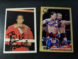 Arn Anderson Vintage Signed Trading Cards Wallpaper