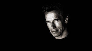 Arnold Schwarzenegger Head Shot Photo Wallpaper