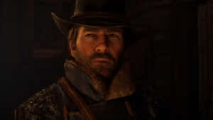 Arthur Morgan Intense Gaze Wallpaper