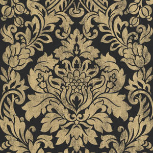 Artisan Black And Gold Gloriana Art Wallpaper