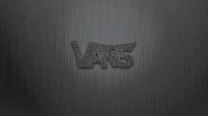 Artistic Charcoal Vans Logo Wallpaper