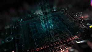 Artistic Processor Diagram Wallpaper