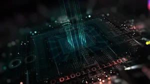 Artistic Processor Diagram Wallpaper