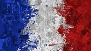 Artistic Representation Of The French Flag Wallpaper