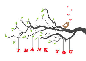 Artistic Way To Say Thanks For Watching Wallpaper