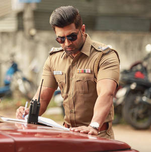 Arun Vijay Uniform Wallpaper