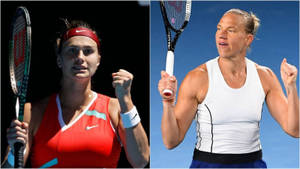 Aryna Sabalenka And Kaia Kanepi Wallpaper