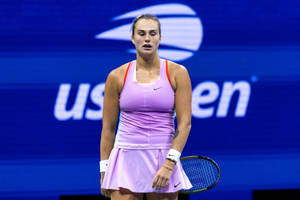 Aryna Sabalenka During The Us Open Wallpaper