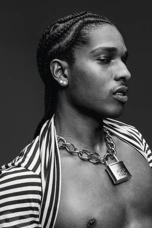 Asap Rocky Chanel Necklace Wallpaper