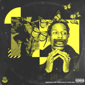 Asap Rocky Testing Poster Butterflies Wallpaper