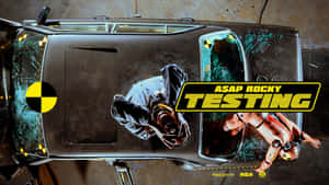 Asap Rocky Testing Top Of Car Wallpaper