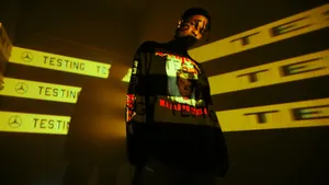 Asap Rocky Testing Yellow Lines Wallpaper