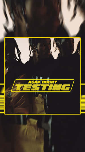 Asap Rocky Testing Yellow Square Wallpaper