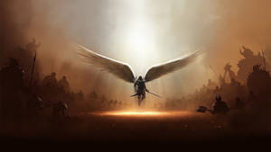 Ascending Dark Angel Wallpaper