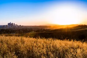 Ascot Hills Los Angeles Sunset Wallpaper