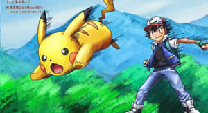 Ashand Pikachu Adventure Wallpaper