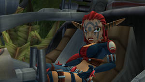 Ashelin In Car Jak 3 Wallpaper