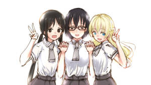 Asobi Asobase School Girls Wallpaper