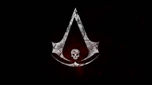 Assassin's Creed Iv Skull Gaming Logo Wallpaper