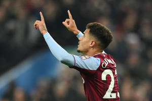 Aston Villa Coutinho Goal Wallpaper