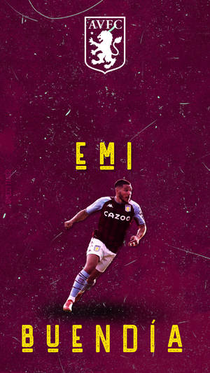 Aston Villa Emi Buendia Poster Wallpaper