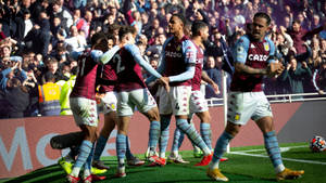 Aston Villa Fc Celebrating Wallpaper