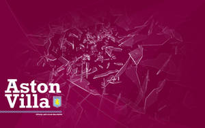 Aston Villa Fc Shattered Wallpaper