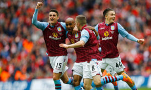 Aston Villa Goal Celebration Wallpaper