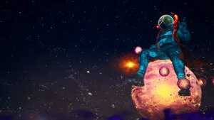 Astro Jack Planet Wallpaper