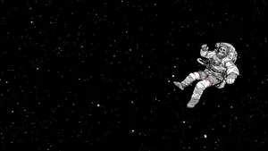 Astronaut Aesthetic Skull Head Wallpaper