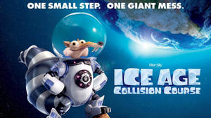 Astronaut Scrat Ice Age Collision Course Wallpaper