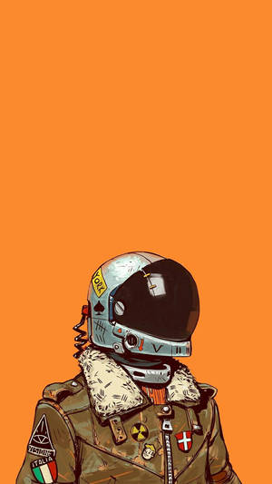 Astronaut Wearing A Jacket Swag Wallpaper