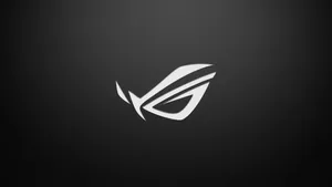 Asus Rog Logo Black Background Wallpaper
