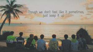 Ateez With Lyrics Desktop Wallpaper