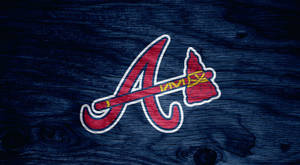 Atlanta Braves On Timber Wallpaper