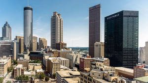 Atlanta Cityscape Buildings Wallpaper