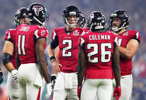 Atlanta Falcons Conferring Wallpaper