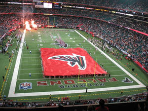 Atlanta Falcons Theatrical Entry Wallpaper