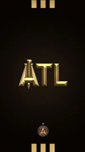 Atlanta United Fc In Gold Wallpaper