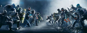 Attackers And Defenders Come Together In Rainbow Six Siege Wallpaper