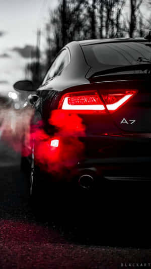 Audi A7 Brake Lights Aesthetic Car Wallpaper