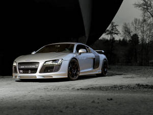 Audi R8 Silver Edition Wallpaper