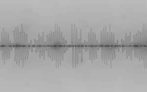 Audio Waveform Background Wallpaper