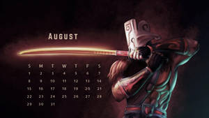 August Calendar 2021 Wallpaper