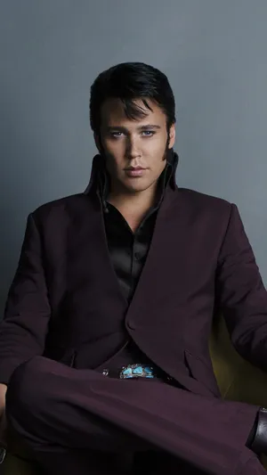 Austin Butler As Elvis Presley Wallpaper