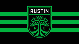 Austin Fc Soccer Club Logo Green Design Wallpaper