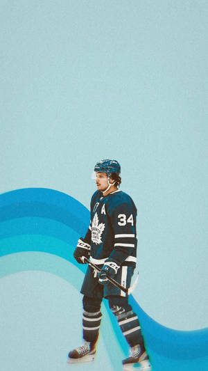 Auston Matthews Digital Art Wallpaper